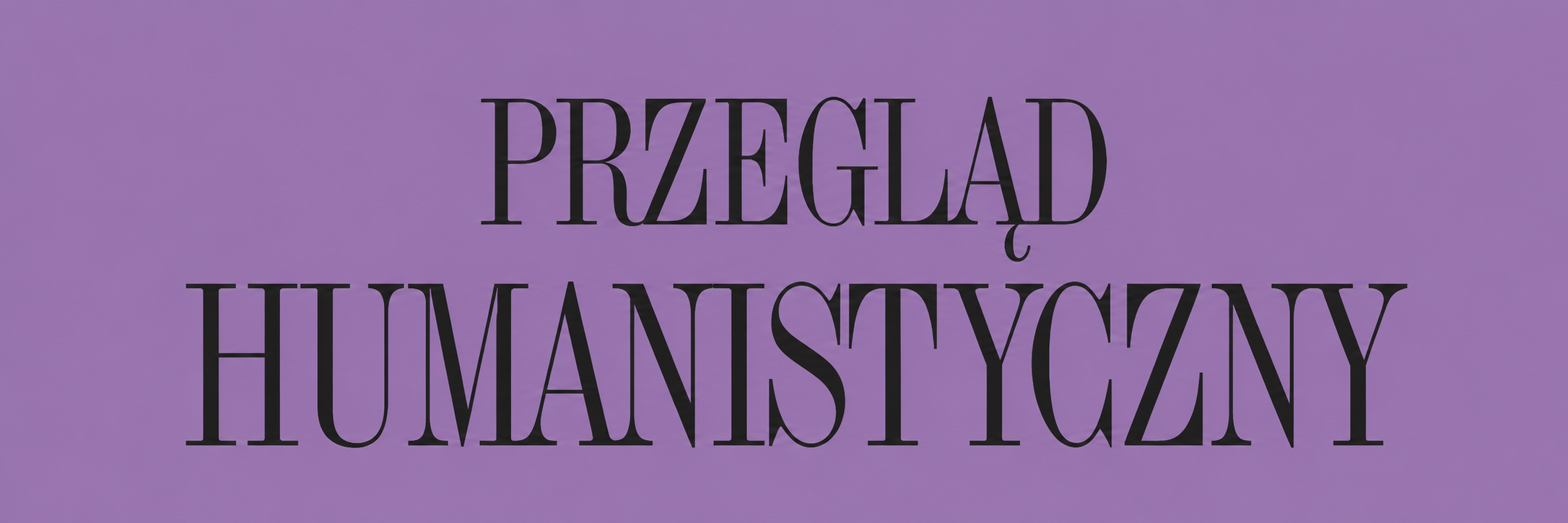 Przegląd Humanistyczny