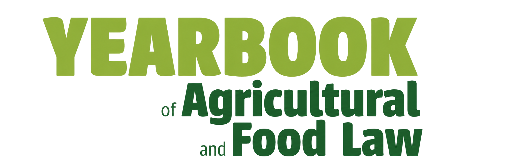 Yearbook of Agricultural and Food Law