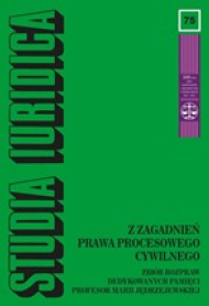 O kilku problemach działalności arbitrażu w Polsce