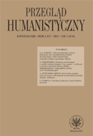 Człowiek podziemny w prozie konfesyjnej oraz wspomnieniowej Fiodora Dostojewskiego i Marii Komornickiej. Przypadek "Notatek z podziemia"
i "Biesów"