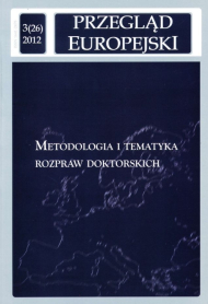 Zarys problematyki przywództwa politycznego w Unii Europejskiej