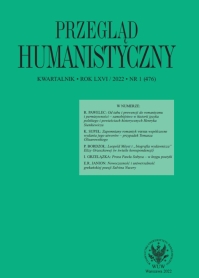 Zapomniany romantyk versus współczesne wydania jego utworów – przypadek Tomasza Olizarowskiego
