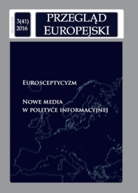Konstruktywizm jako perspektywa badawcza w wyjaśnianiu zachowań eurosceptyków w Parlamencie Europejskim w obszarze działań zewnętrznych Unii Europejskiej